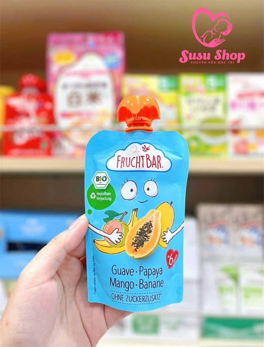 FRUCHTBAR – TRÁI CÂY NGHIỀN HỮU CƠ CHUẨN XÁCH TAY TỪ PHÁP