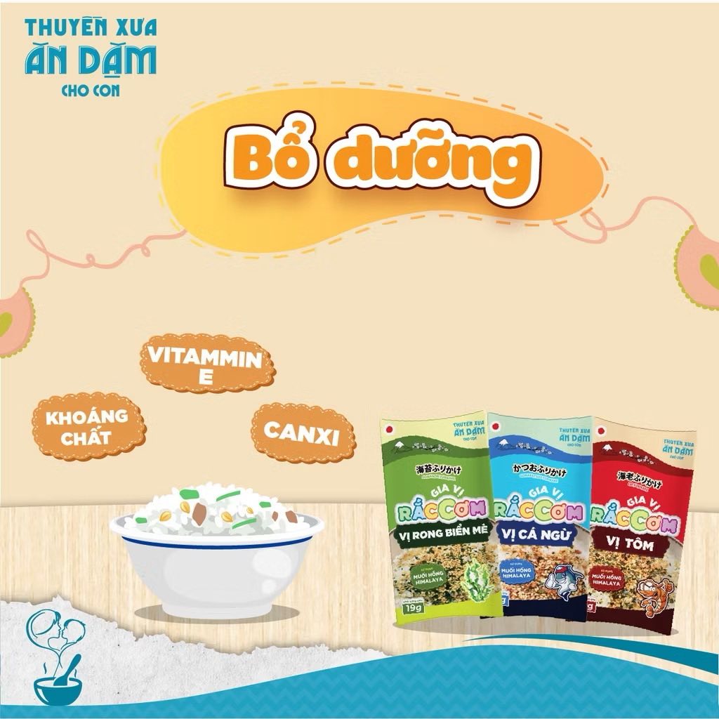 Gia vị rắc cơm thuyền xưa