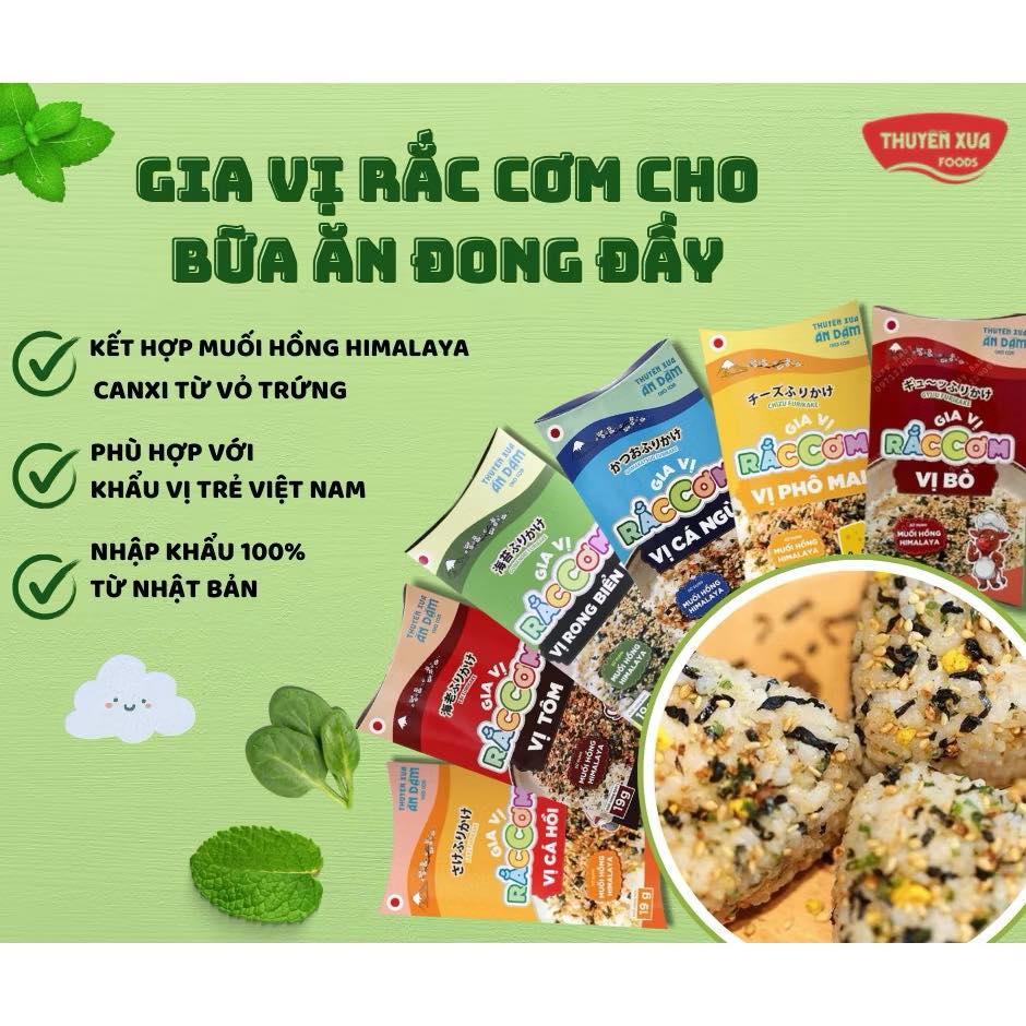 Gia vị rắc cơm thuyền xưa