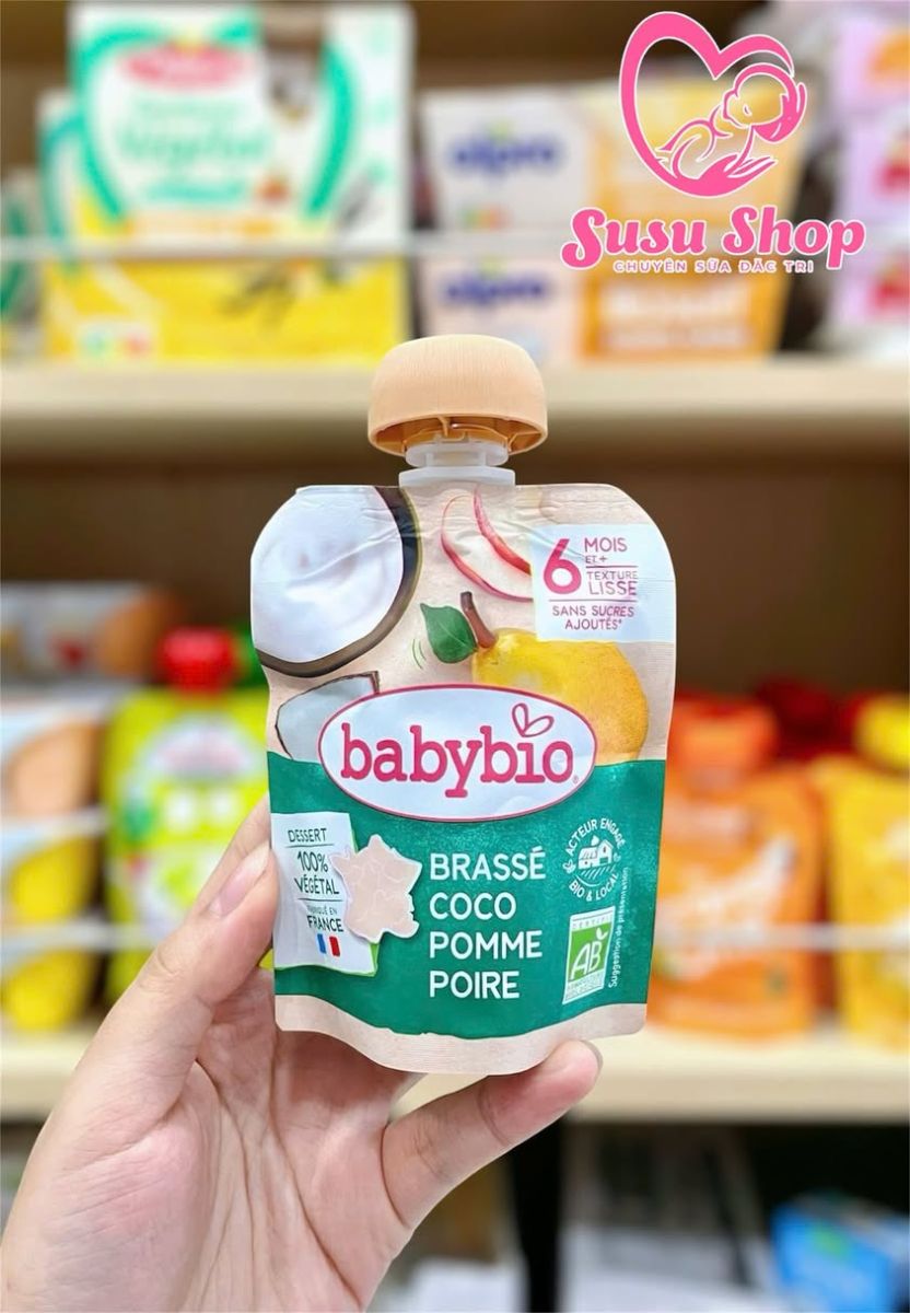 SỮA CHUA DỪA HỮU CƠ BABYBIO