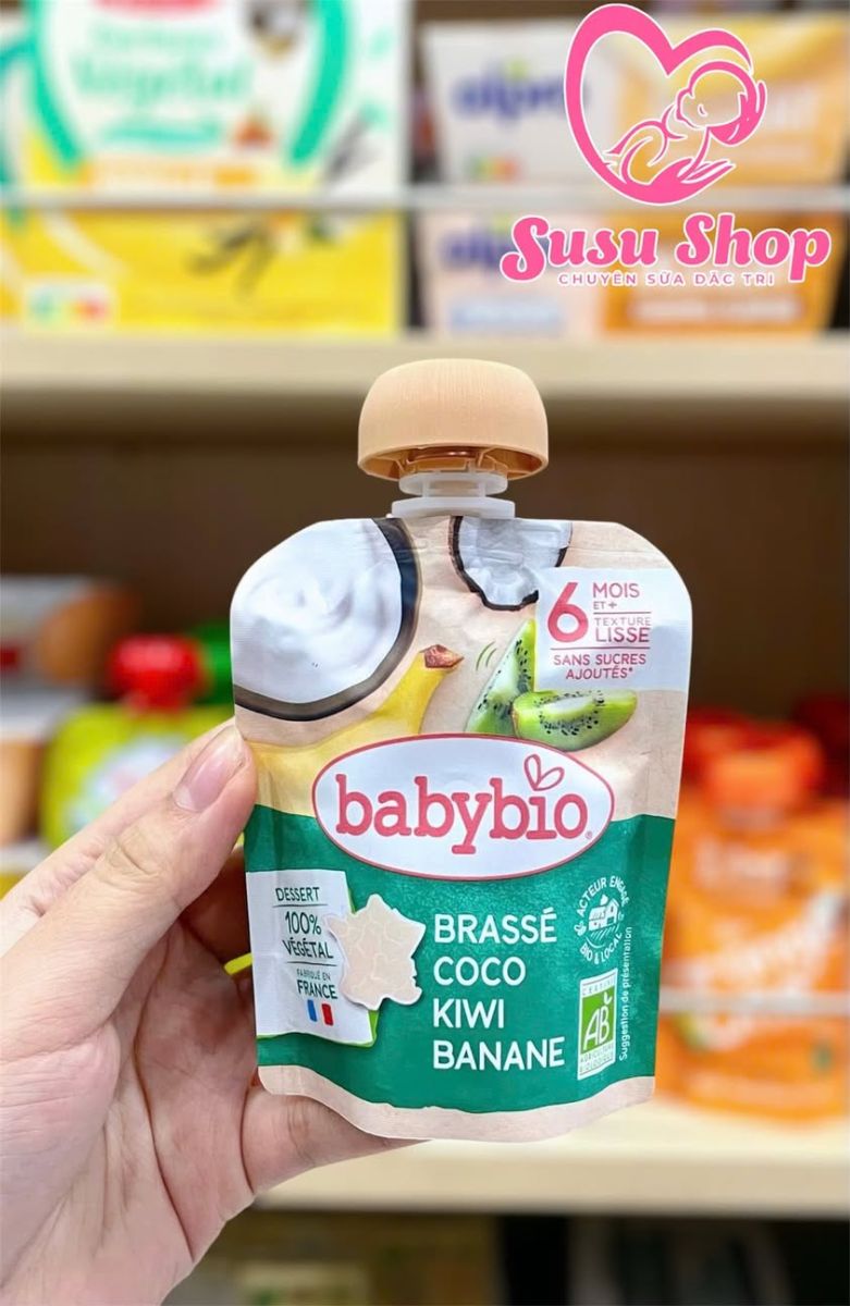 SỮA CHUA DỪA HỮU CƠ BABYBIO