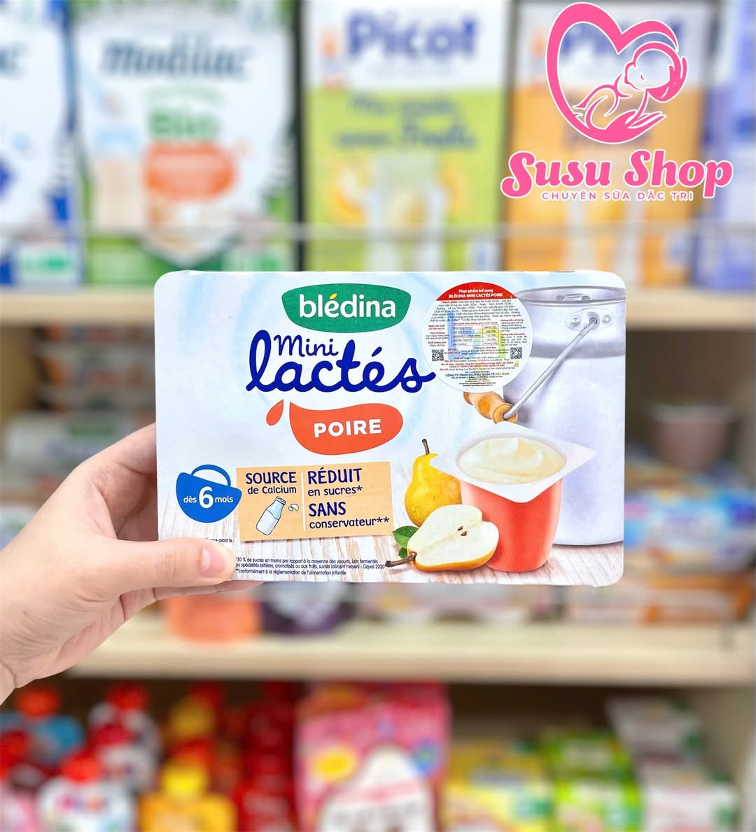 Sữa chua Bledina Mini Lactes Pháp