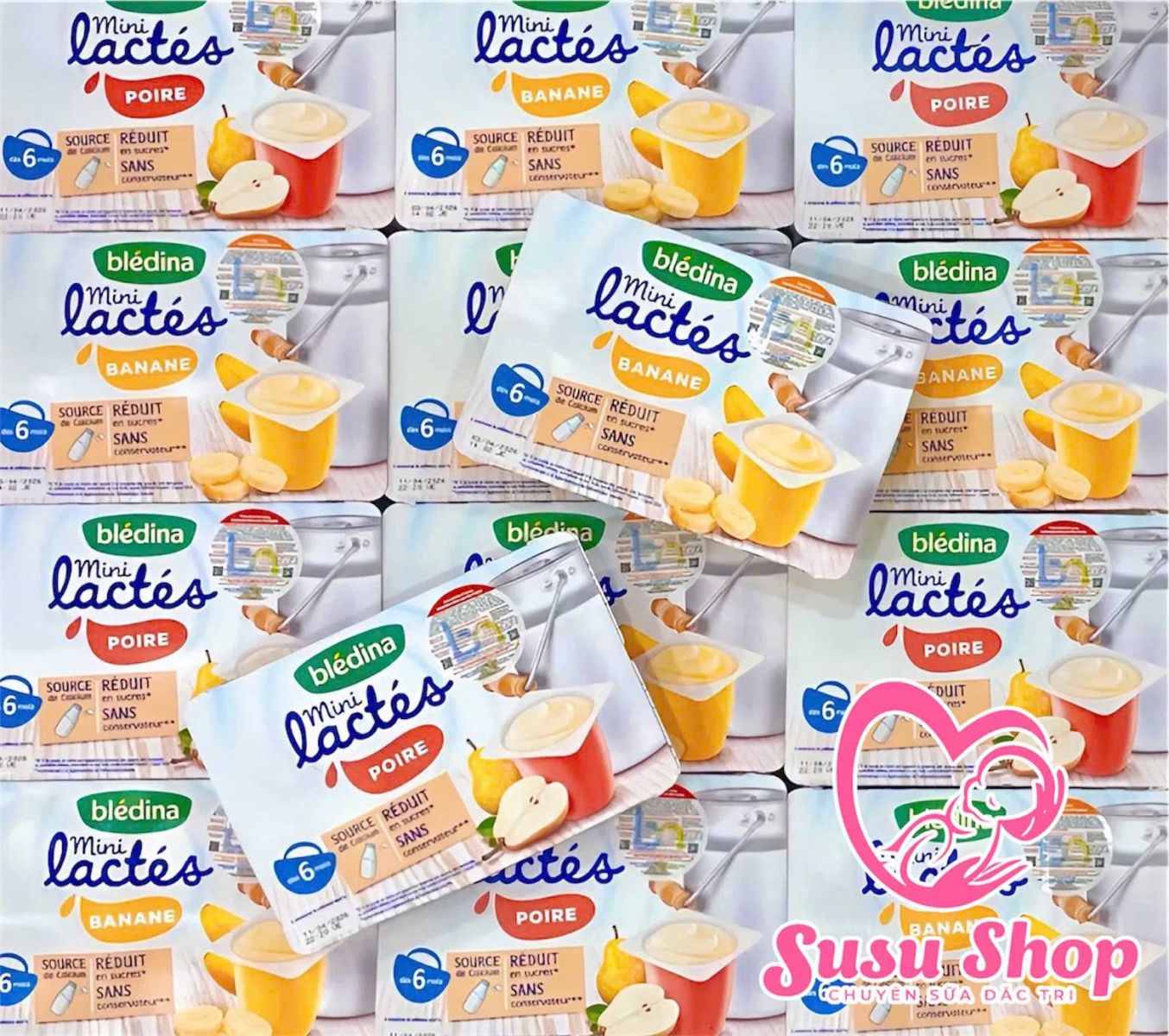 Sữa chua Bledina Mini Lactes Pháp