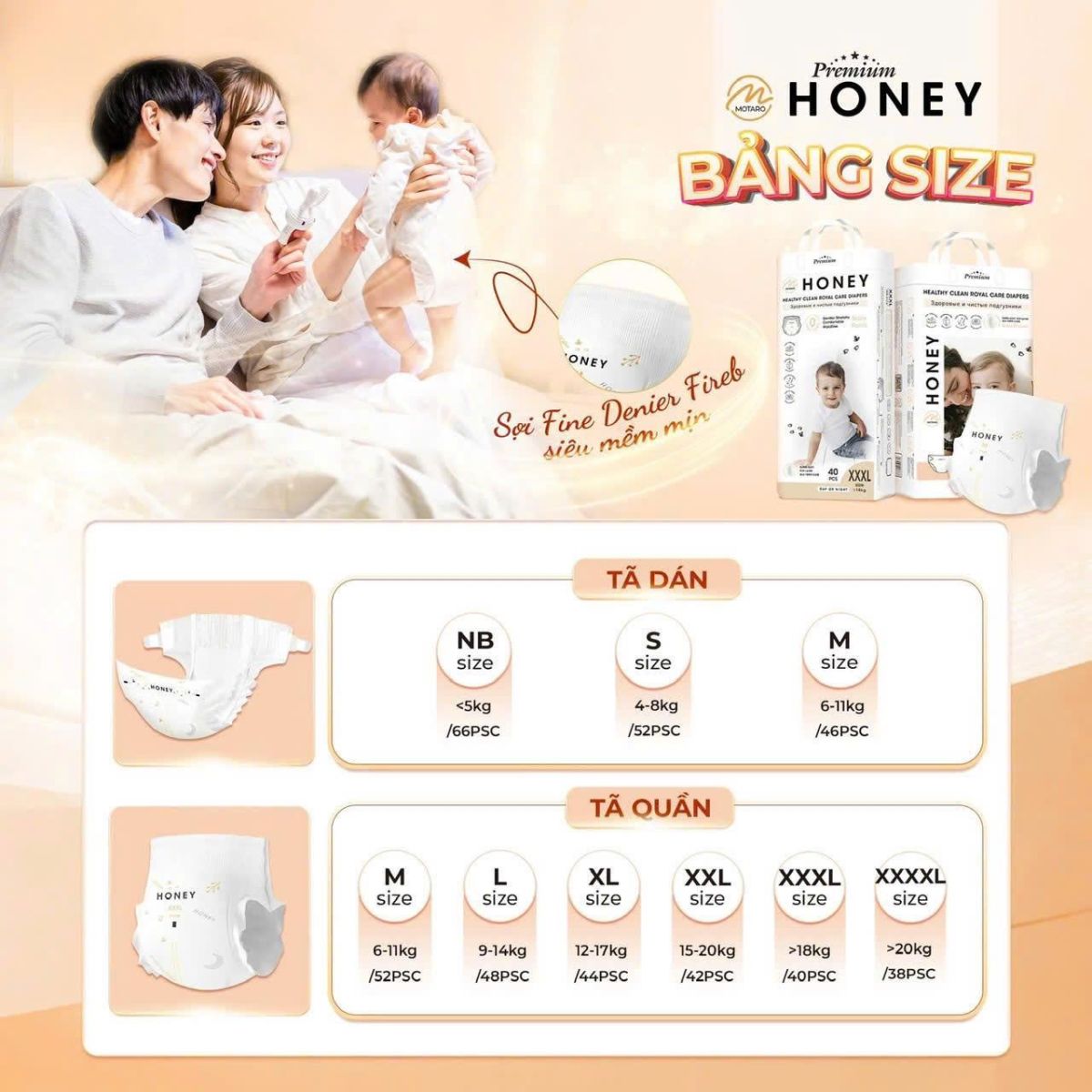 Ta-bimTả quần Premium Honey