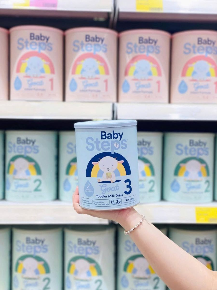 Sữa Dê Baby Steps-7HMO