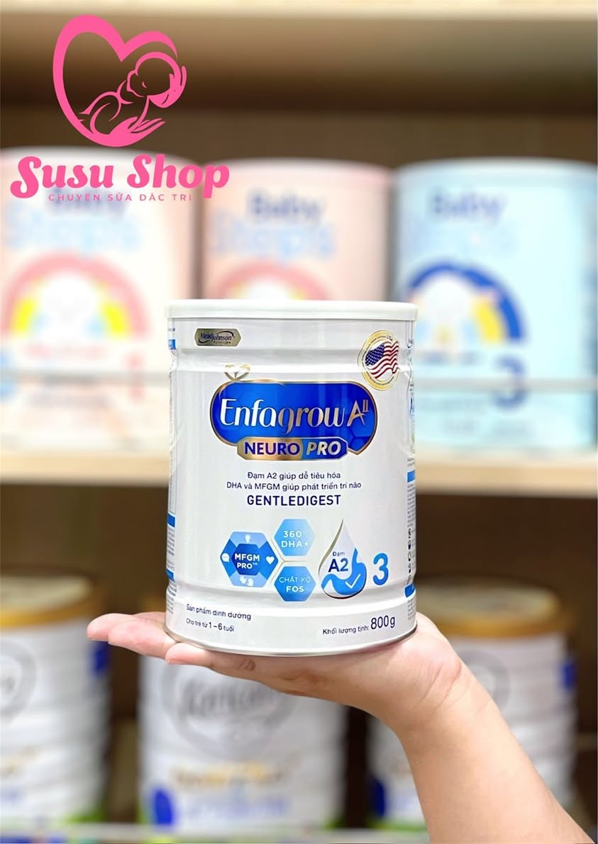 Sữa Enfa A2 Enfamil AII NeuroPro, Enfagrow AII NeuroPro