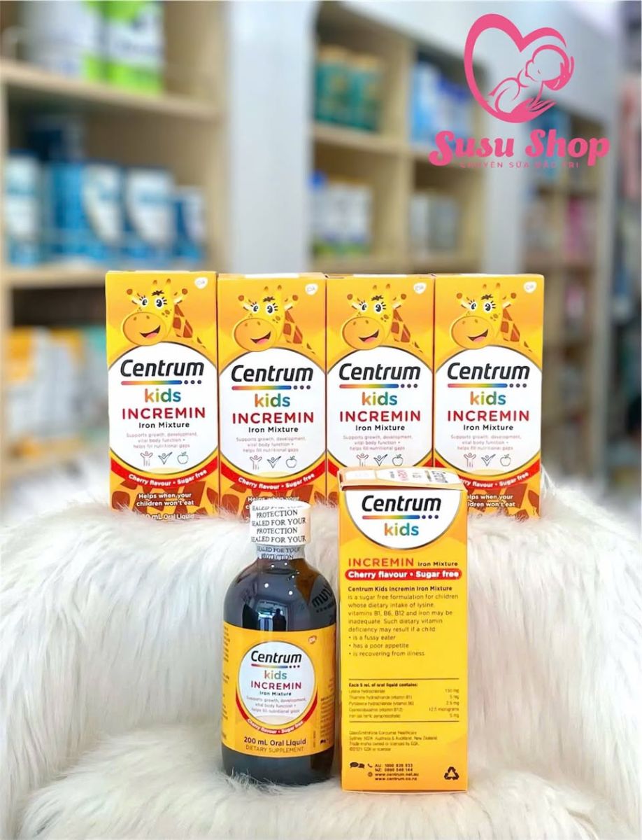 Siro ăn ngon Centrum Kids Incremin