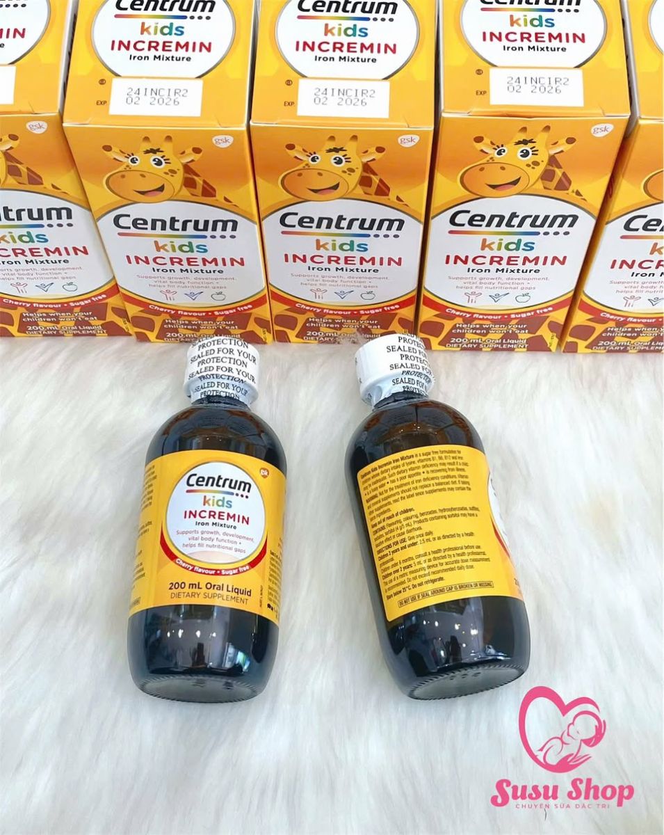 Siro ăn ngon Centrum Kids Incremin