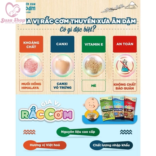 Gia vị rắc cơm thuyền xưa