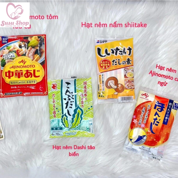 Hạt nêm Ajinomoto cho trẻ Nhật Bản