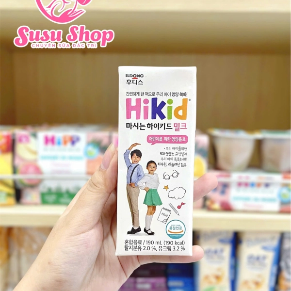 Hikid sữa nước- tiện lợi, dinh dưỡng chuẩn hàn cho bé tăng chiều cao & khoẻ mạnh