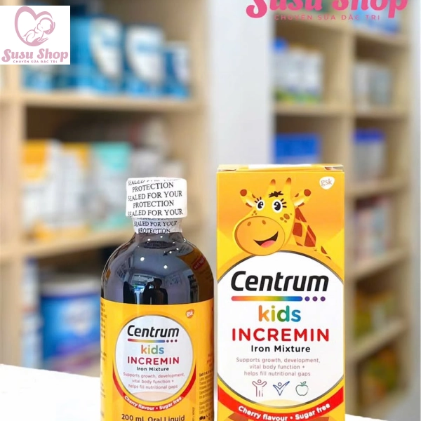 Siro ăn ngon Centrum Kids Incremin
