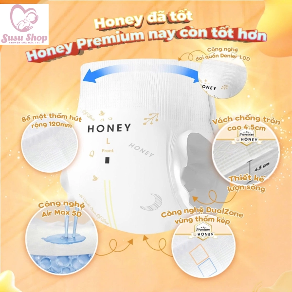 Tả quần Premium Honey