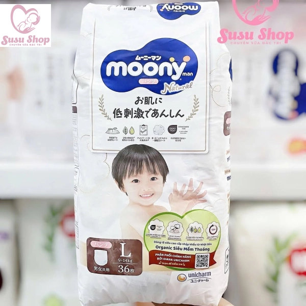 Tã dán Moony Natural Newborn