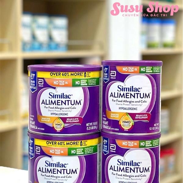 similac, alimentum cho bé dị ứng đạm bò, sữa thuỷ phân, sữa đặc trị cho bé 0-12 tháng